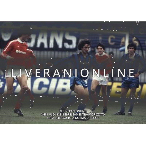 RETROSPETTIVA EVARISTO BECCALOSSI CALCIATORE NELLA FOTO EVARISTO BECCALOSSI CON LA MAGLIA DELL\'INTER AG ALDO LIVERANI SAS