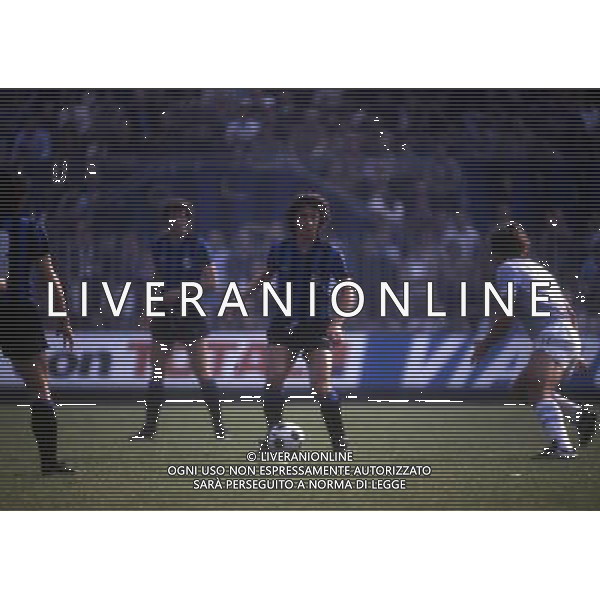RETROSPETTIVA EVARISTO BECCALOSSI CALCIATORE NELLA FOTO EVARISTO BECCALOSSI CON LA MAGLIA DELL\'INTER AG ALDO LIVERANI SAS
