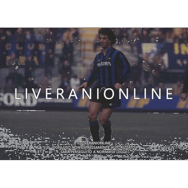 RETROSPETTIVA EVARISTO BECCALOSSI CALCIATORE NELLA FOTO EVARISTO BECCALOSSI CON LA MAGLIA DELL\'INTER AG ALDO LIVERANI SAS