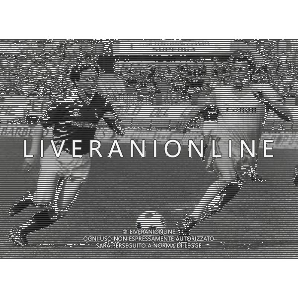 RETROSPETTIVA FRANCO SELVAGGI CALCIATORE NELLA FOTO FRANCO SELVAGGI CON LA MAGLIA DEL TORINO E DOMENICO VOLPATI AG ALDO LIVERANI SAS