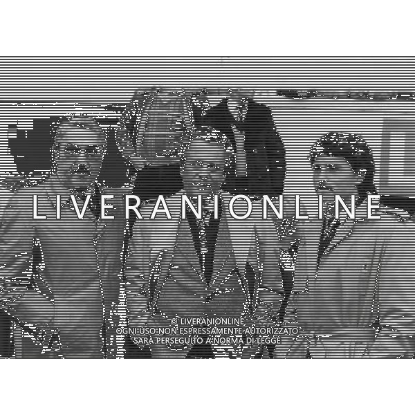 RETROSPETTIVA FRANCO SELVAGGI CALCIATORE NELLA FOTO FRANCO SELVAGGI CON SORDILLO FEDERICO E RIGHETTI AG ALDO LIVERANI SAS