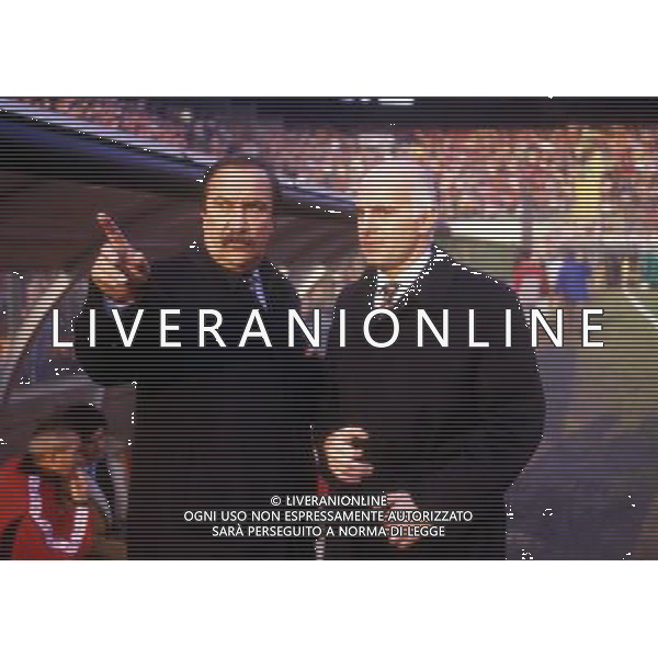 RETROSEPTTIVA SILVANO RAMACCIONI DIRIGENTE SPORTIVO CALCIO NELLA FOTO SILVANO RAMACCIONI CON ARRIGO SACCHI AG ALDO LIVERANI SAS