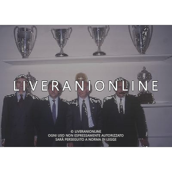 RETROSEPTTIVA SILVANO RAMACCIONI DIRIGENTE SPORTIVO CALCIO NELLA FOTO ARIEDO BRAIDA- ITALO GALBIATI-ARRIGO SACCHI SILVANO RAMACCIONI AG ALDO LIVERANI SAS