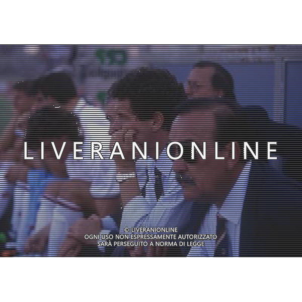 RETROSEPTTIVA SILVANO RAMACCIONI DIRIGENTE SPORTIVO CALCIO NELLA FOTO SILVANO RAMACCIONI CON FABIO CAPELLO AG ALDO LIVERANI SAS