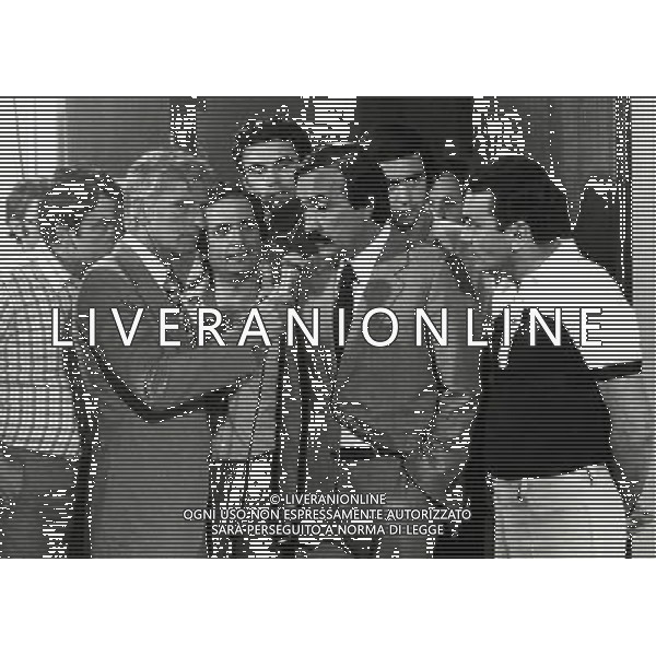 RETROSEPTTIVA SILVANO RAMACCIONI DIRIGENTE SPORTIVO CALCIO NELLA FOTO SILVANO RAMACCIONI CON IL GIORNALISTA RAI ITALO KHUNE AG ALDO LIVERANI SAS