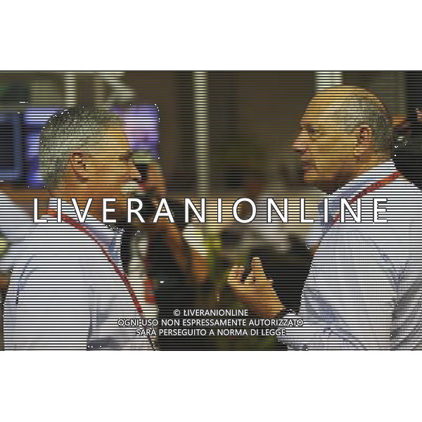 (L to R): Chase Carey (USA) Formula One Group Chairman with Ron Dennis (GBR) McLaren Executive Chairman. 17.09.2016. Formula 1 World Championship, Rd 15, Singapore Grand Prix, Marina Bay Street Circuit, Singapore, Qualifying Day. / AGENZIA ALDO LIVERANI SAS - ITALY ONLY EDITORIAL USE ONLY
