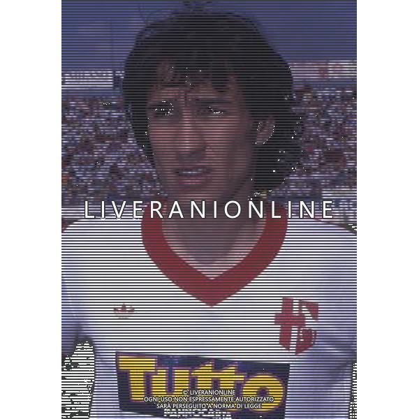 RETROSPETTIVA ANTONIO BENARRIVO CALCIATORE NELLA FOTO ANTONIO BENARRIVO CON LA MAGLIA DEL PADOVA AG ALDO LIVERANI SAS