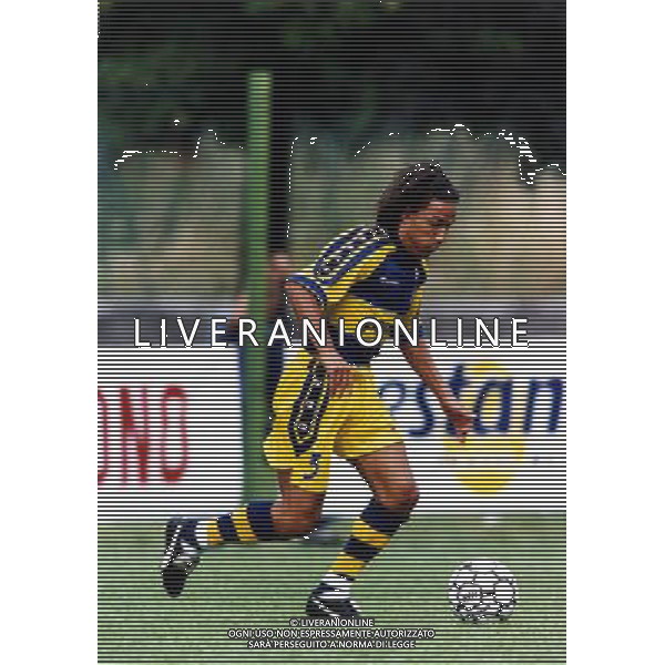 RETROSPETTIVA ANTONIO BENARRIVO CALCIATORE NELLA FOTO ANTONIO BENARRIVO CON LA AMGLIA DEL PARMA AG ALDO LIVERANI SAS