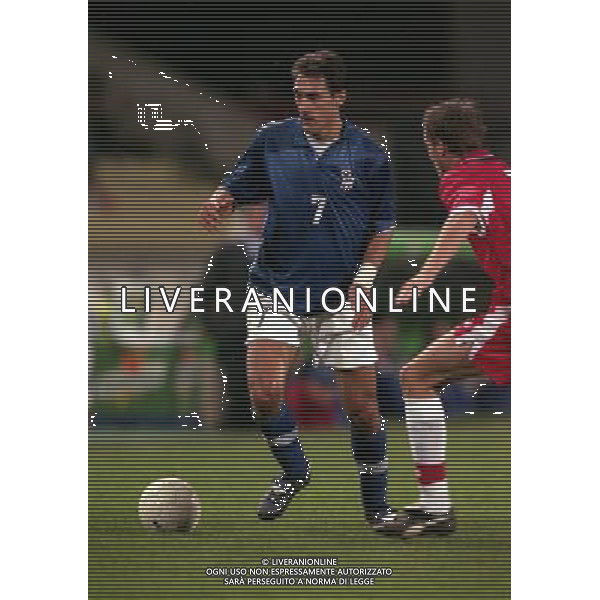 10-10-1998 UDINE STADIO FRIULI ITALIA SVIZZERA NELLA FOTO DIEGO FUSER AG ALDO LIVERANI SAS