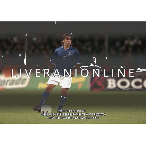10-10-1998 UDINE STADIO FRIULI ITALIA SVIZZERA NELLA FOTO FABIO CANNAVARO AG ALDO LIVERANI SAS