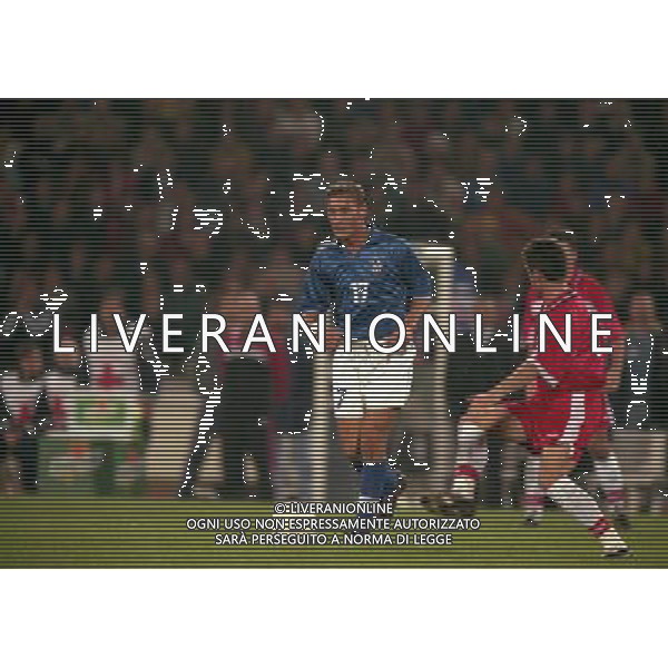 10-10-1998 UDINE STADIO FRIULI ITALIA SVIZZERA NELLA FOTO FRANCESCO TOTTI AG ALDO LIVERANI SAS