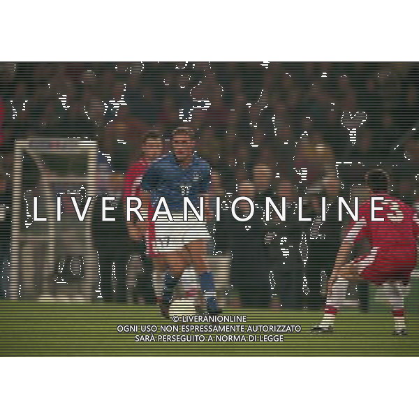 10-10-1998 UDINE STADIO FRIULI ITALIA SVIZZERA NELLA FOTO FRANCESCO TOTTI AG ALDO LIVERANI SAS