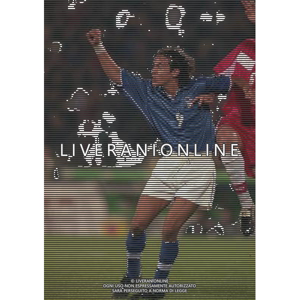 10-10-1998 UDINE STADIO FRIULI ITALIA SVIZZERA NELLA FOTO FILIPPO INZAGHI AG ALDO LIVERANI SAS