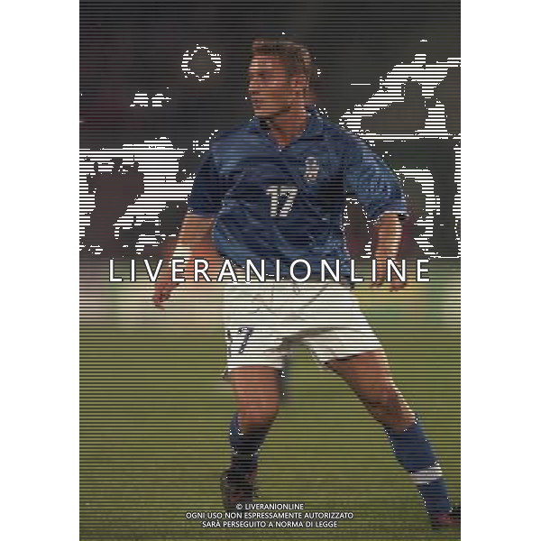 10-10-1998 UDINE STADIO FRIULI ITALIA SVIZZERA NELLA FOTO FRANCESCO TOTTI AG ALDO LIVERANI SAS