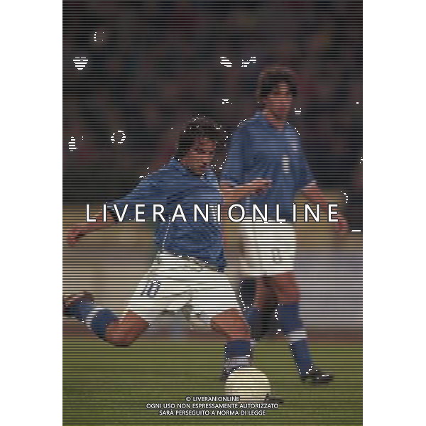 10-10-1998 UDINE STADIO FRIULI ITALIA SVIZZERA NELLA FOTO ALESSANDRO DEL PIERO AG ALDO LIVERANI SAS