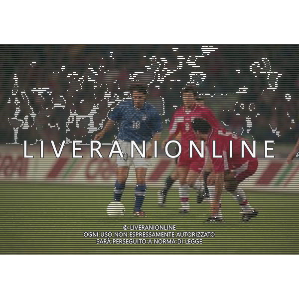10-10-1998 UDINE STADIO FRIULI ITALIA SVIZZERA NELLA FOTO ALESSANDRO DEL PIERO AG ALDO LIVERANI SAS