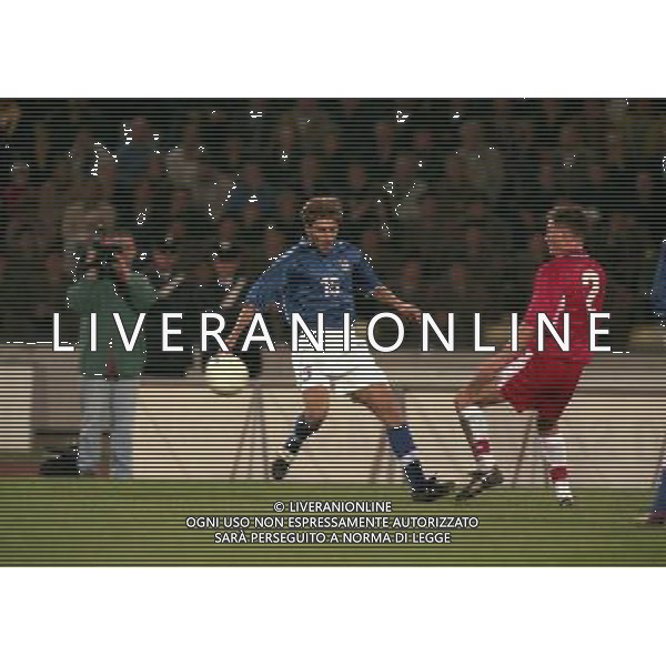 10-10-1998 UDINE STADIO FRIULI ITALIA SVIZZERA NELLA FOTO BACHINI JONATHAN AG ALDO LIVERANI SAS