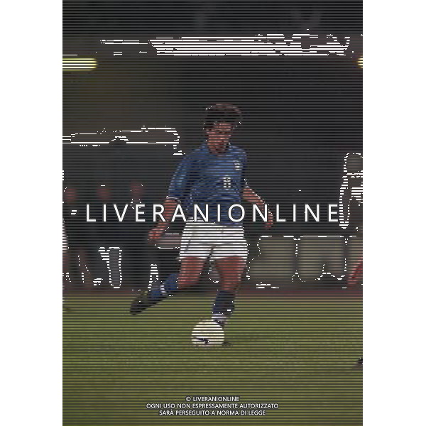 10-10-1998 UDINE STADIO FRIULI ITALIA SVIZZERA NELLA FOTO DEMETRIO ALBERTINI AG ALDO LIVERANI SAS