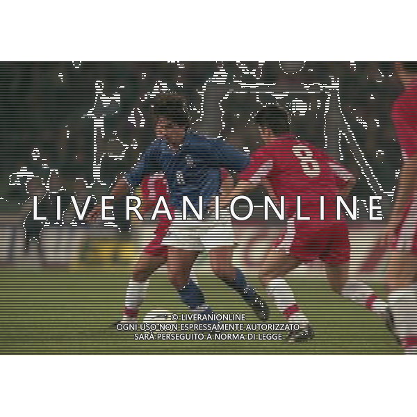 10-10-1998 UDINE STADIO FRIULI ITALIA SVIZZERA NELLA FOTO DEMETRIO ALBERTINI AG ALDO LIVERANI SAS