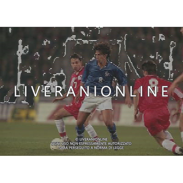 10-10-1998 UDINE STADIO FRIULI ITALIA SVIZZERA NELLA FOTO DEMETRIO ALBERTINI AG ALDO LIVERANI SAS