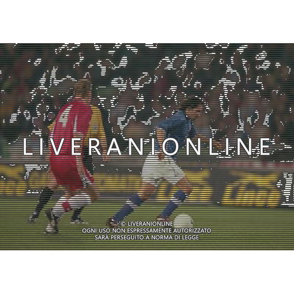 10-10-1998 UDINE STADIO FRIULI ITALIA SVIZZERA NELLA FOTO ALESSANDRO DEL PIERO AG ALDO LIVERANI SAS
