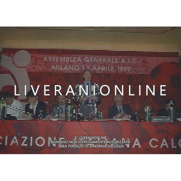 MILANO 12-04-1999 ASSEMBLEA AIC NELLA FOTO SERGIO CAMPANA AG ALDO LIVERANI SAS