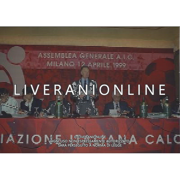 MILANO 12-04-1999 ASSEMBLEA AIC NELLA FOTO SERGIO CAMPANA AG ALDO LIVERANI SAS