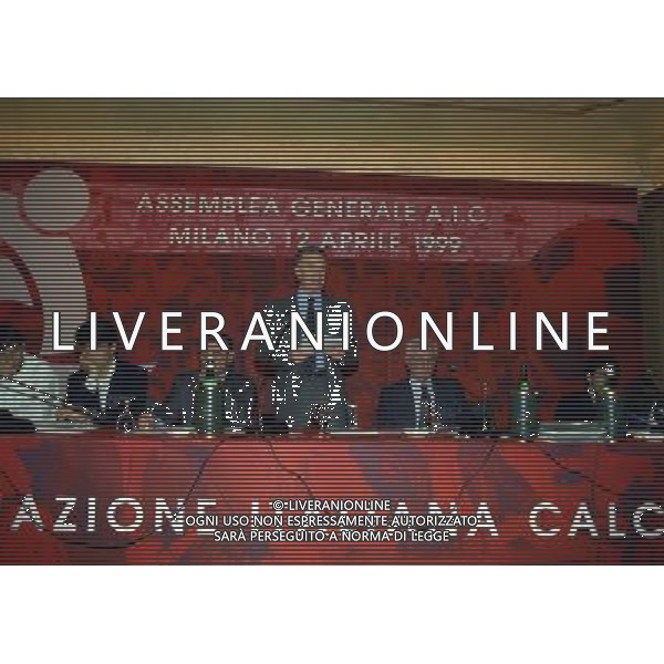 MILANO 12-04-1999 ASSEMBLEA AIC NELLA FOTO SERGIO CAMPANA AG ALDO LIVERANI SAS