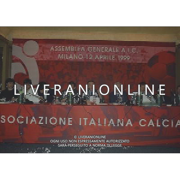 MILANO 12-04-1999 ASSEMBLEA AIC NELLA FOTO SERGIO CAMPANA AG ALDO LIVERANI SAS