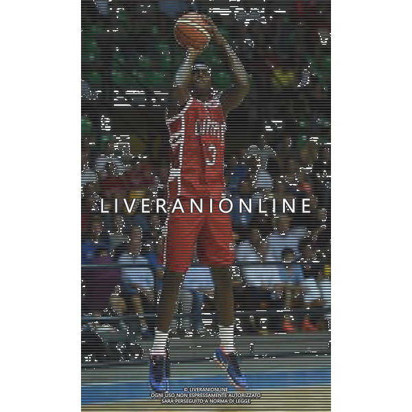 8Â° Trofeo Lombardia Natixis Cup Memorial Francesco Malberti Desio (MB) - 17.09.2016 EA7 Emporio Armani Milano-Germani Basket Brescia Nella Foto:Abass Awudu /Ph.Vitez-Ag. Aldo Liverani