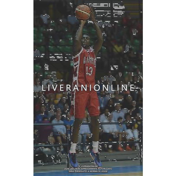 8Â° Trofeo Lombardia Natixis Cup Memorial Francesco Malberti Desio (MB) - 17.09.2016 EA7 Emporio Armani Milano-Germani Basket Brescia Nella Foto:Abass Awudu /Ph.Vitez-Ag. Aldo Liverani