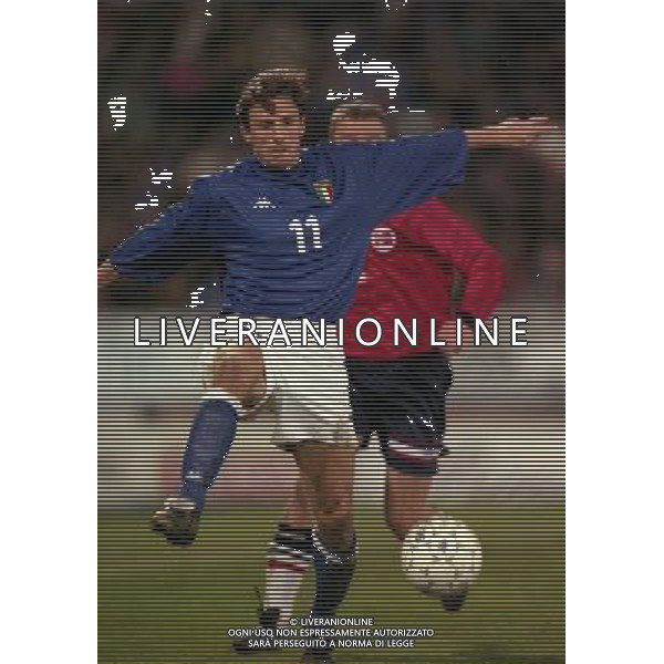PISA 10-02-1999 ITALIA NORVEGIA NELLA FOTO EUSEBIO DI FRANCESCO AG ALDO LIVERANI SAS