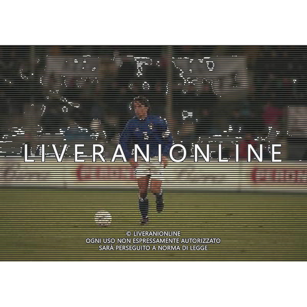 PISA 10-02-1999 ITALIA NORVEGIA NELLA FOTO PAOLO MALDINI AG ALDO LIVERANI SAS