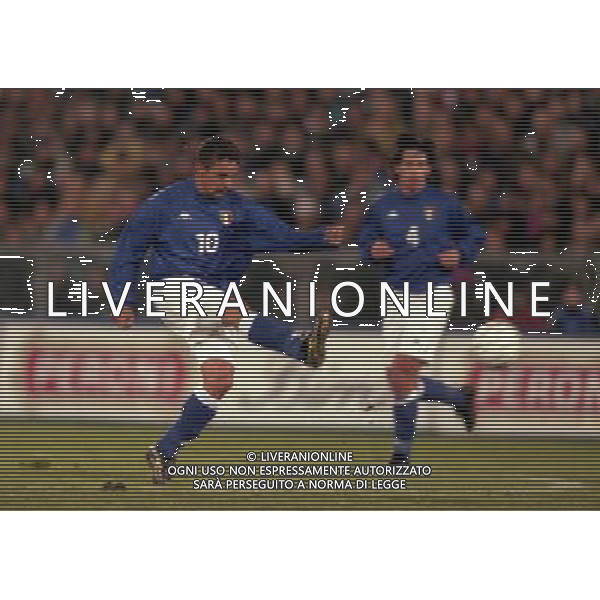 PISA 10-02-1999 ITALIA NORVEGIA NELLA FOTO ROBERTO BAGGIO AG ALDO LIVERANI SAS