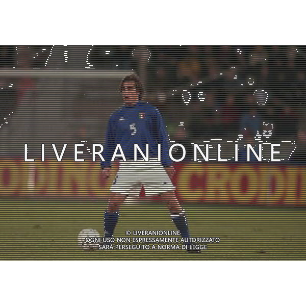 PISA 10-02-1999 ITALIA NORVEGIA NELLA FOTO FABIO CANNAVARO AG ALDO LIVERANI SAS