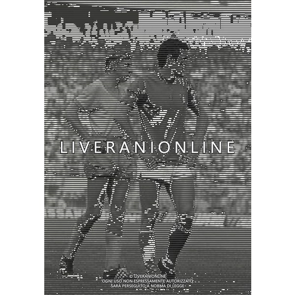 1971-1972 QUALIFICAZIONI EUROPEI MILANO 09-10-1971 ITALIA SVEZIA NELLA FOTO GIGI RIVA AG ALDO LIVERANI SAS