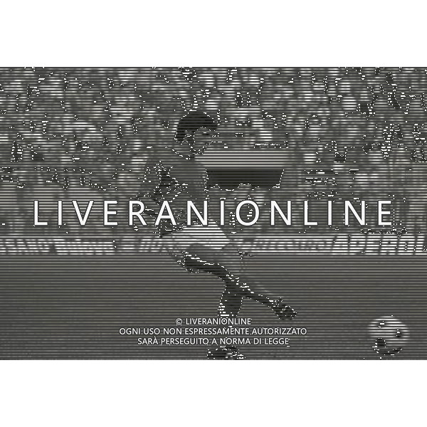 1971-1972 QUALIFICAZIONI EUROPEI MILANO 09-10-1971 ITALIA SVEZIA NELLA FOTO MARIO BERTINI AG ALDO LIVERANI SAS