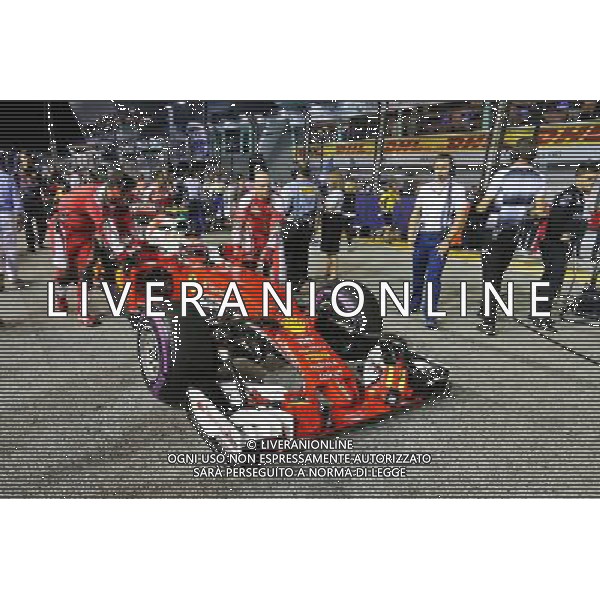 Kimi Raikkonen (FIN) Ferrari SF16-H on the grid. 18.09.2016. Formula 1 World Championship, Rd 15, Singapore Grand Prix, Marina Bay Street Circuit, Singapore, Race Day. / AGENZIA ALDO LIVERANI SAS - ITALY ONLY EDITORIAL USE ONLY
