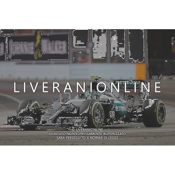 Race winner Nico Rosberg (GER) Mercedes AMG F1 W07 Hybrid celebrates at the end of the race. 18.09.2016. Formula 1 World Championship, Rd 15, Singapore Grand Prix, Marina Bay Street Circuit, Singapore, Race Day. / AGENZIA ALDO LIVERANI SAS - ITALY ONLY EDITORIAL USE ONLY