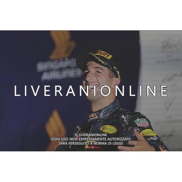 Daniel Ricciardo (AUS) Red Bull Racing celebrates his second position on the podium. 18.09.2016. Formula 1 World Championship, Rd 15, Singapore Grand Prix, Marina Bay Street Circuit, Singapore, Race Day. / AGENZIA ALDO LIVERANI SAS - ITALY ONLY EDITORIAL USE ONLY
