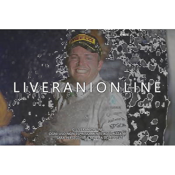 Race winner Nico Rosberg (GER) Mercedes AMG F1 celebrates on the podium. 18.09.2016. Formula 1 World Championship, Rd 15, Singapore Grand Prix, Marina Bay Street Circuit, Singapore, Race Day. / AGENZIA ALDO LIVERANI SAS - ITALY ONLY EDITORIAL USE ONLY