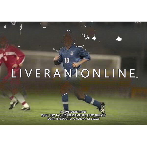 09-10-1998 CREMONA ITALIA SVIZZERA UNDER 21 NELLA FOTO ANDREA PIRLO AG ALDO LIVERANI SAS
