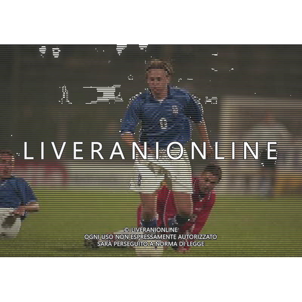 09-10-1998 CREMONA ITALIA SVIZZERA UNDER 21 NELLA FOTO ROBERTO BARONIO AG ALDO LIVERANI SAS