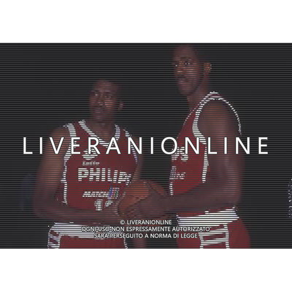 BASKET PHILIPS MILANO Jay Fletcher Vincent-Cozell McQueen AG ALDO LIVERANI SAS