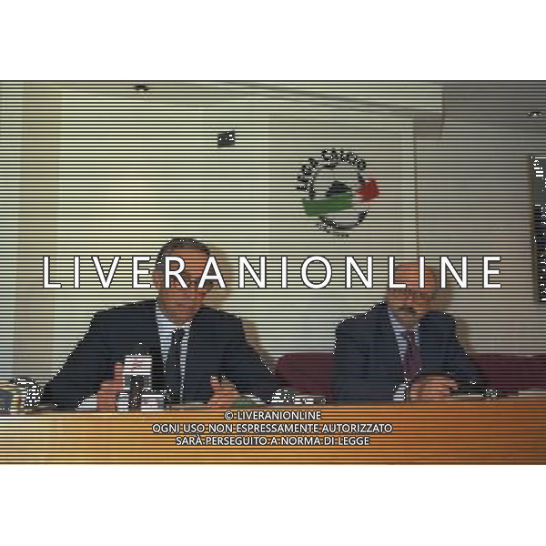 MILANO 03-03-1997 ASSEMBLEA DEI PRESIDENTI DI CALCIO IN LEGA NELLA FOTO FRANCO CARRARO AG ALDO LIVERANI SAS