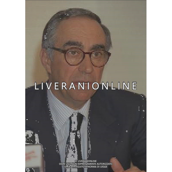 MILANO 03-03-1997 ASSEMBLEA DEI PRESIDENTI DI CALCIO IN LEGA NELLA FOTO FRANCO CARRARO AG ALDO LIVERANI SAS