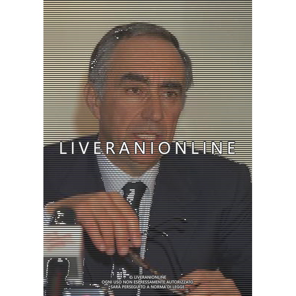 MILANO 03-03-1997 ASSEMBLEA DEI PRESIDENTI DI CALCIO IN LEGA NELLA FOTO FRANCO CARRARO AG ALDO LIVERANI SAS