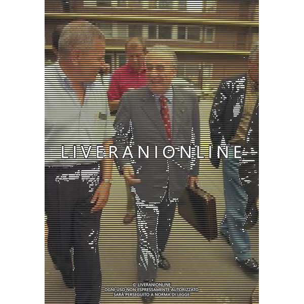 23-07-1997 MILANO ASSEMBLEA DEI PRESIDENTI DI CALCIO NELLA FOTO FRANCO SENSI AG ALDO LIVERANI SAS