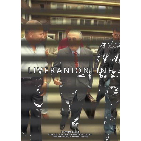 23-07-1997 MILANO ASSEMBLEA DEI PRESIDENTI DI CALCIO NELLA FOTO FRANCO SENSI AG ALDO LIVERANI SAS