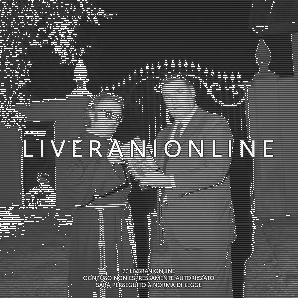 MILANO 1975 PADRE ELIGIO CON NEREO ROCCO AG ALDO LIVERANI SAS